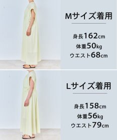 UNFILO L BREEZEMOVE ウエストドロストワンピース