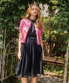 TOCCA 【洗える・消臭】STEP IN PUDDLE ドレス ネイビー系