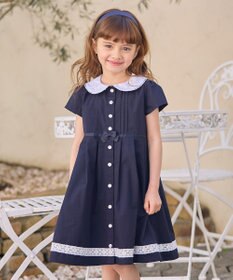 ANY KIDS 襟付き 半袖 ワンピース