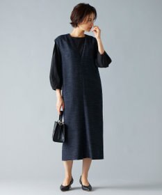 自由区 S 【洗える】コードエンブロイダリーボートネック ブラウス