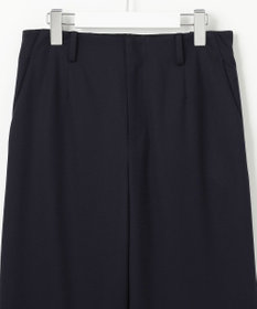 J.PRESS LADIES S 【セットアップ対応・洗える・抗菌防臭】T/Cポンチ セミワイド パンツ