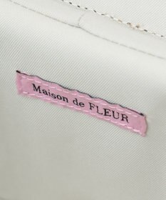 Maison de FLEUR EC限定リボンキルティングキューブバッグ