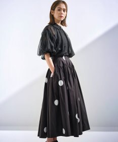 組曲 【組曲×setsuko sagittaire】カーヴィフレアスカート