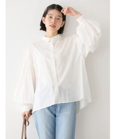 AMERICAN HOLIC ＵＶカット／接触冷感ギャザースリーブブラウス　