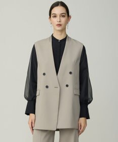 ICB L 【先行予約】 ハイツイストダブルクロス ノーカラージレ