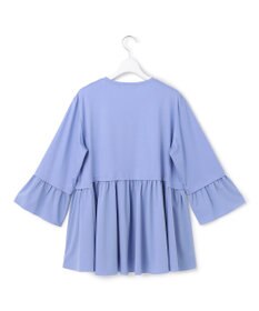 23区 【洗える】シルキータフタコンビ ペプラム カットソー