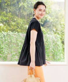 UNFILO L 【GLOW 6月号掲載/接触冷感/ストレッチ】BEAUTY FORM タフタコンビTシャツ