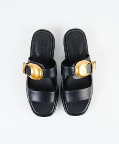 STEVE MADDEN BAY-RIDGE ビッグバックルフラットサンダル