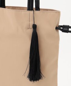 自由区 ナイロン巾着サブトート バッグ