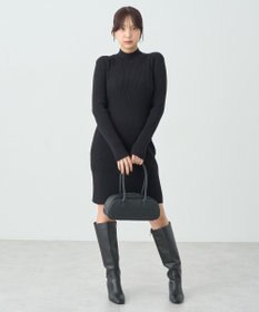 earth music&ecology ニットミニワンピース