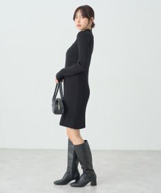 earth music&ecology ニットミニワンピース