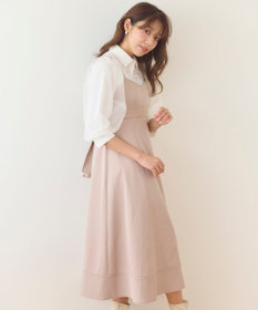 Feroux 【新色追加・洗える】バックリボン キャミワンピース