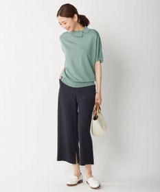 J.PRESS LADIES 【洗える】リラクシオンツイル パンツ