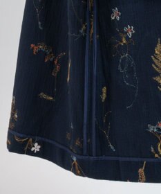 muuc ボタニカル刺繍のワンピースドレス