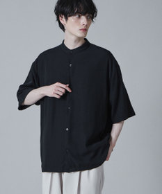 WEGO トロミBIGバンドカラーシャツ（S）