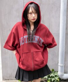 WEGO 【ユニセックス着用ITEM】カレッジロゴジップパーカー（SS）