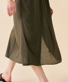 BEIGE， 【WEB限定・洗える】MELISSA / バックシフォンスキッパーロングワンピース