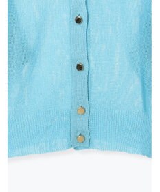 Te chichi 【WEB限定カラーあり】ペーパータッチヤーン2wayメッシュニット