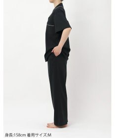 une nana cool 【綿100%】60/2 やわらか天竺 半袖開襟パジャマ MADE WITH LIBERTY FABRIC