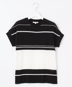 自由区 L 【WEB限定・洗える】ニットソーボーダー トップス