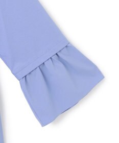 23区 【洗える】シルキータフタコンビ ペプラム カットソー