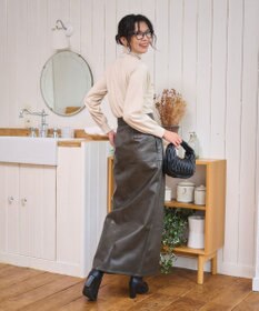 WEGO 【WEB限定/25年秋冬新作/洗濯OK/毛玉レス】タートルネックニット