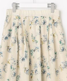 自由区 L エアリーローン花柄プリント スカート