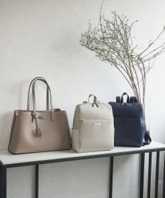 style code 【MERCURYDUO/マーキュリーデュオ】通勤、通学、リクルート両アオリポケットA4トートバッグ　キーチャーム付