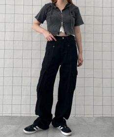 WEGO マルチポケットワイドカーゴパンツ