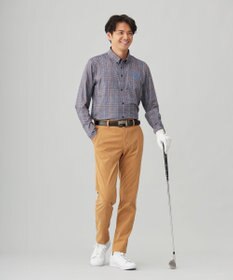 23区GOLF 【MEN】【吸水速乾/UVカット】タータンチェック柄長袖シャツ