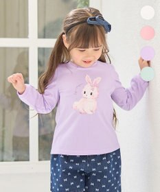 ANY KIDS ガーリーアート 長袖Tシャツ