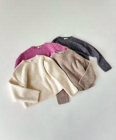 Feroux 【洗える】片畦プルオーバーニット