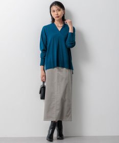 23区 【洗える】ウールテンジク Vネック ニット