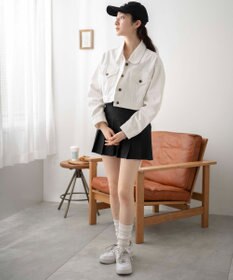 WEGO ショートデニムジャケット