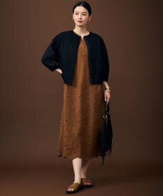 自由区 【SHIHOさん着用・2WAY仕様・ポーチ付き】クロッシェフリンジ バッグ