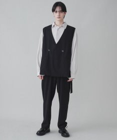 WEGO 【ユニセックス着用ITEM】TRノーカラーベスト