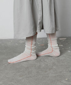 TRICOTE メローフロックメッシュソックス