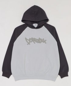 WEGO ラグランプルパーカー