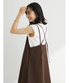 Green Parks 表面感キャミワンピース