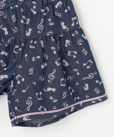 ANY KIDS 音符総柄キュロット