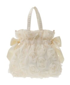 Maison de FLEUR チュールローズダブルリボン2Way