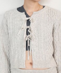 TRICOTE ケーブルニットトップス