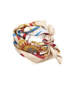 Marca 【Marcaオリジナル】ビット・ベルト 大判 シルクツイル スカーフ