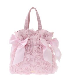 Maison de FLEUR チュールローズダブルリボン2Way
