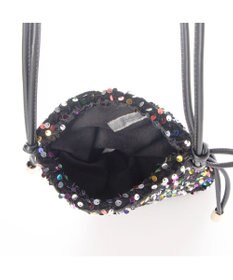 UNBILLION カシュカシュ cachecache / スパンコール巾着ミニショルダーバッグ