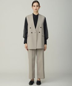 ICB L 【先行予約】 ハイツイストダブルクロス ノーカラージレ