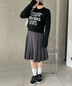 WEGO フラッフィーグラフィックちびニット