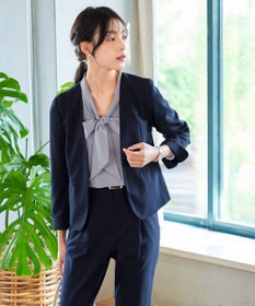 Tiaclasse L 【ダブルクロス・洗える】カラーレスジャケット