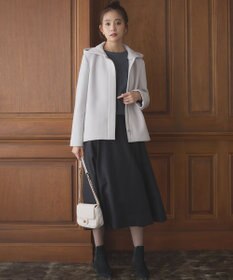 組曲 L 【前後着用可】BOREROタックプルオーバー ニット