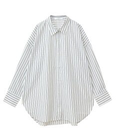 Green Parks イージーケアストライプシャツ